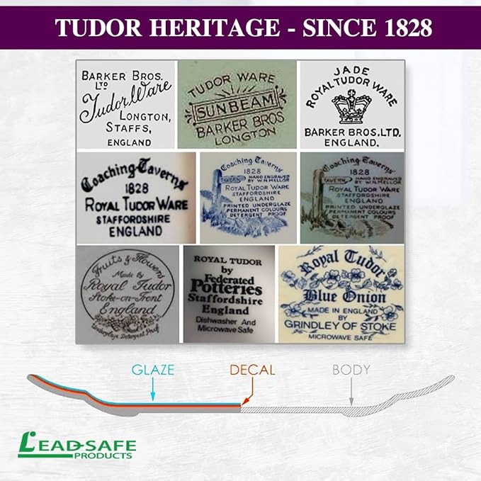 TUDOR Royal Collection 12-Piece Round Porcelain Dinnerware Set, Service for 4 with Dinner Plates, Bowls, and Salad Plates, Crimson Summer Floral Unique Design, Gloss Finish, Durable & Premium Quality