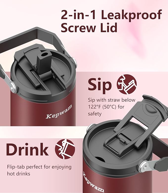 Self-Heating Travel Mug 20oz, Temperature-Controlled Coffee Warmer Mug, Smart Travel Coffee Mug Keep Coffee Drinks Hot, Heated Mug Great for Driver Outdoor Fits Car Cup Holders