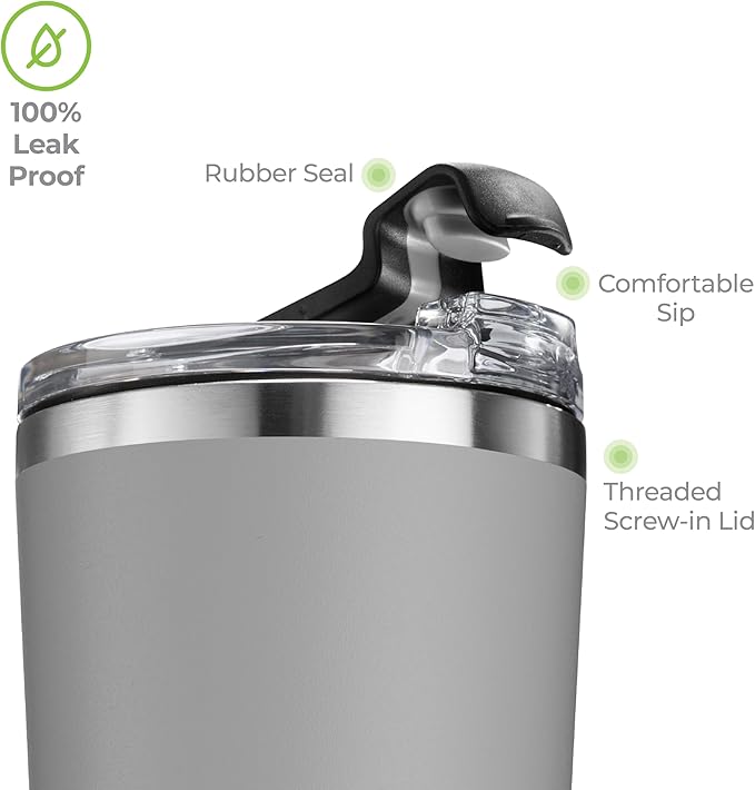 SIPX™ Triple-Insulated Tumblers - 16oz. Premium Modern Tumbler With Lid, insulated Cup Keeps Hot For 6 Hours, Stainless Steel Tumbler Made Of Sustainable Material, Coffee Travel Mug For Home & Office