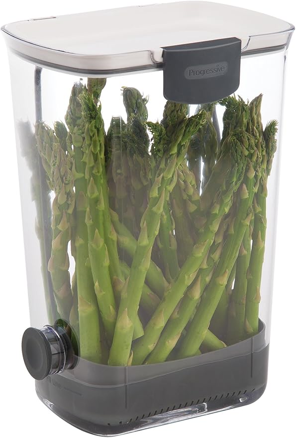 ProKeeper Herb Keeper – 1-Piece, White, with Removable Silicone Drain Plug, BPA-Free Plastic