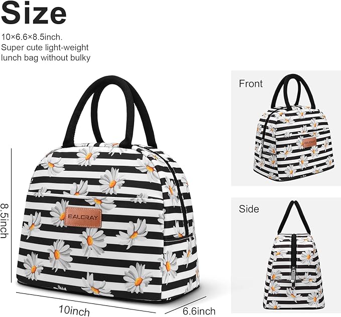BALORAY Lunch Bag for Women Men Insulated Lunch Box for Adult Reusable Lunch Tote Bag for Work, Picnic, School or Travel