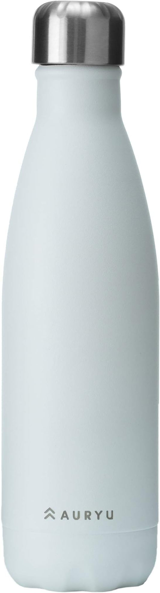 Best in Class Triple-Walled Insulated Stainless Steel Water Bottle, Keeps your Drinks Cold for up to 24 Hours and Hot for up to 12 Hours, Leak Proof, Make a Difference in the World, White, 17oz