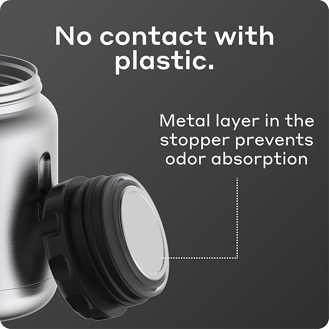 BOBBER 24 oz Insulated Stainless Steel Thermos for Hot Food with Extra-Wide Mouth, Built-in Spoon and Bowl – Keeps Food Hot for 14 Hours and Cold for 20 Hours (Matte)