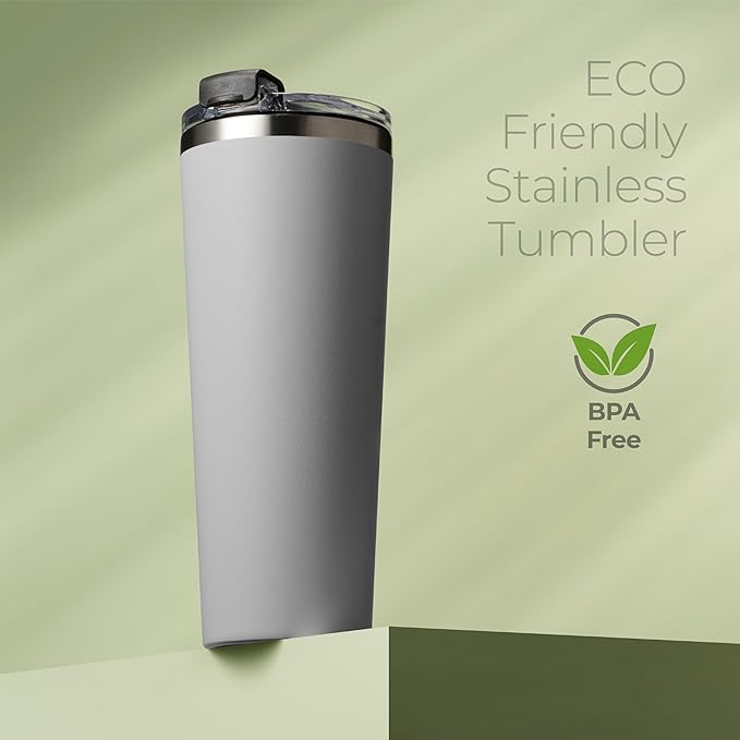 SIPX™ Triple-Insulated Tumblers - 22oz. Premium Modern Tumbler With Lid, insulated Cup Keeps Hot For 6 Hours, Stainless Steel Tumbler Made Of Sustainable Material, Coffee Travel Mug For Home & Office