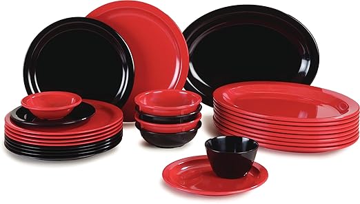 Carlisle FoodService Products Kingline Reusable Plastic Bowl Soup Cup for Home and Restaurant, Melamine, 8 Ounces, Black, (Pack of 48)