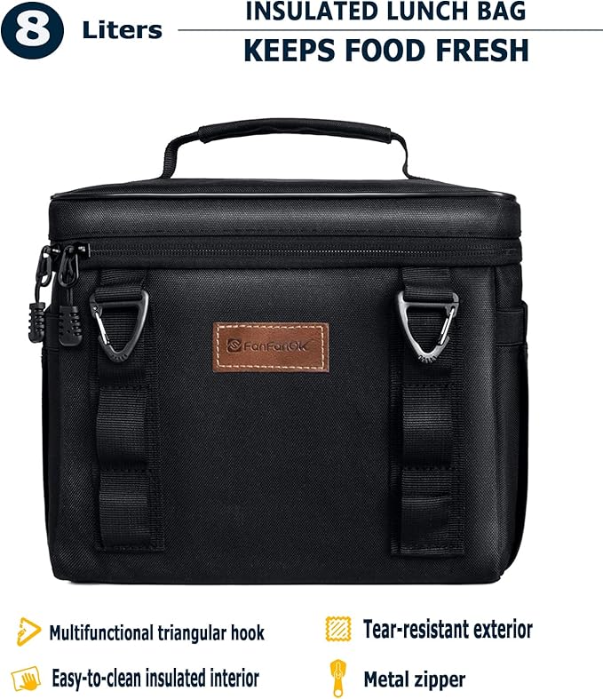 Portable Oven Food Warmer, 12V/24V/110V Electric Lunch Box Food Heater - Mini Personal Microwave Heated Lunch Box for for Truck, Car,Travel, Work & Home Use