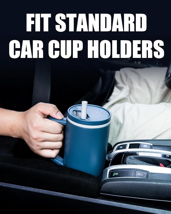 KISSKIND 40 oz Tumbler with Handle and Straw | Lumi Spin Hidden Straw 100% Leakproof Insulated Tumbler | Stainless Steel Water Bottle for Mom, Nurse, Teacher | Green Apple