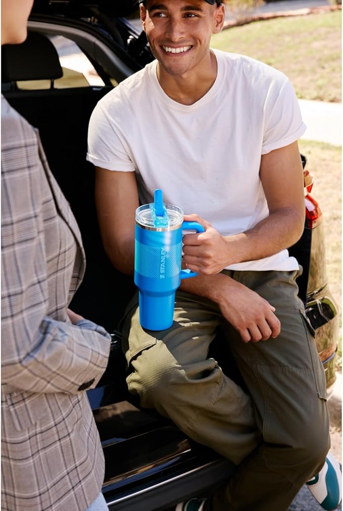 STANLEY Quencher ProTour Flip Straw Tumbler with Leakproof Lid | Built-In Straw & Handle | Cupholder Compatible for Travel | Insulated Stainless Steel Cup | BPA-Free