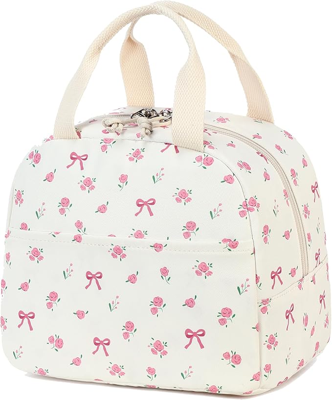 Bluboon Lunch Bag for Women Men Cute Lunch Tote Bags Reusable Insulated Lunch Box Large Capacity Reusable Insulated Cooler for Work Picnic or Travel