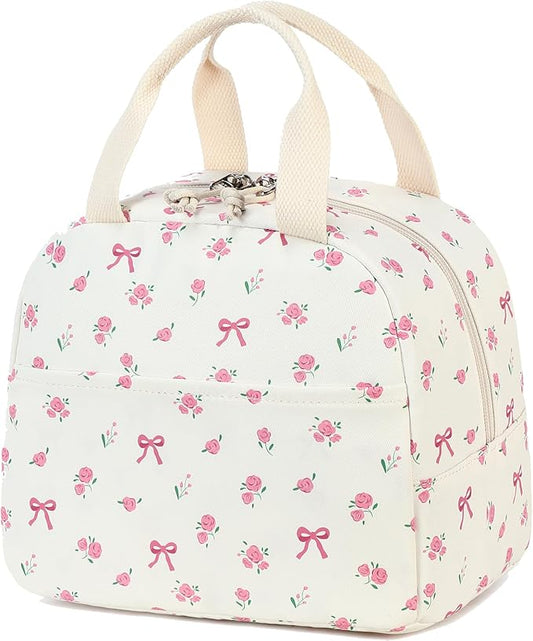 Bluboon Lunch Bag for Women Men Cute Lunch Tote Bags Reusable Insulated Lunch Box Large Capacity Reusable Insulated Cooler for Work Picnic or Travel