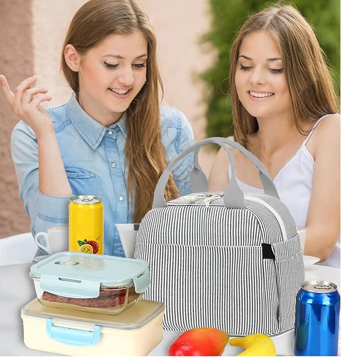 Bluboon Lunch Box for Women Cute Lunch Bag Reusable Insulated Lunch Bags Large Capacity Lunchbox Cooler for Work Picnic or Travel