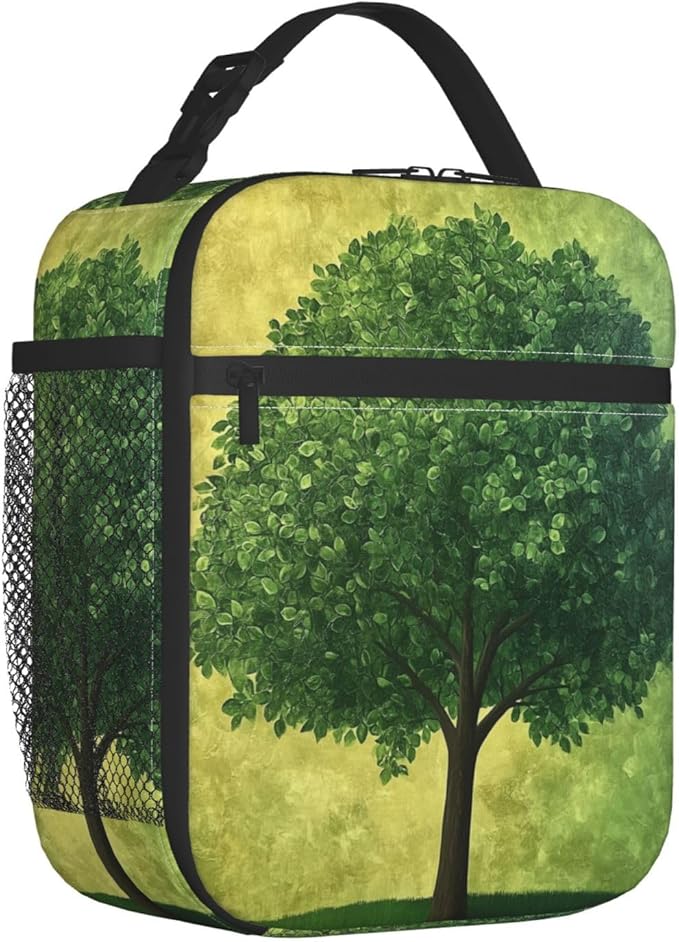 Yellow Cookie Lunch Box for Women Men, Insulated Lunch Box Reusable Portable Lunch Bag Cooler Tote Waterproof Lunch Container for Office Picnic Work Travel