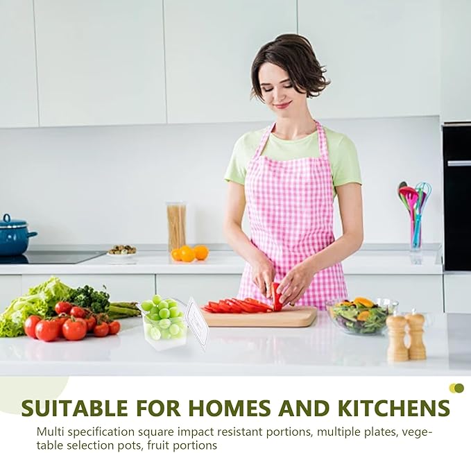 8 Packs Plastic Food Pan with Lids Clear Food Storage Containers 1/6 Size 6 Inch Deep Restaurant Commercial Hotel Pans Stackable Polycarbonate Pan for Vegetables Fruits Beans Corns