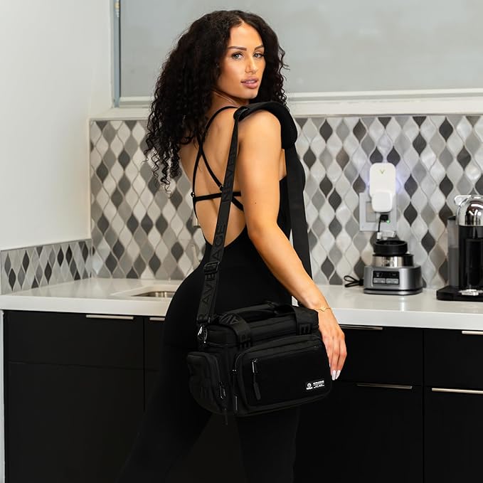 WOLFpak 9L Alpha Black Mini Tactical Lunch Box