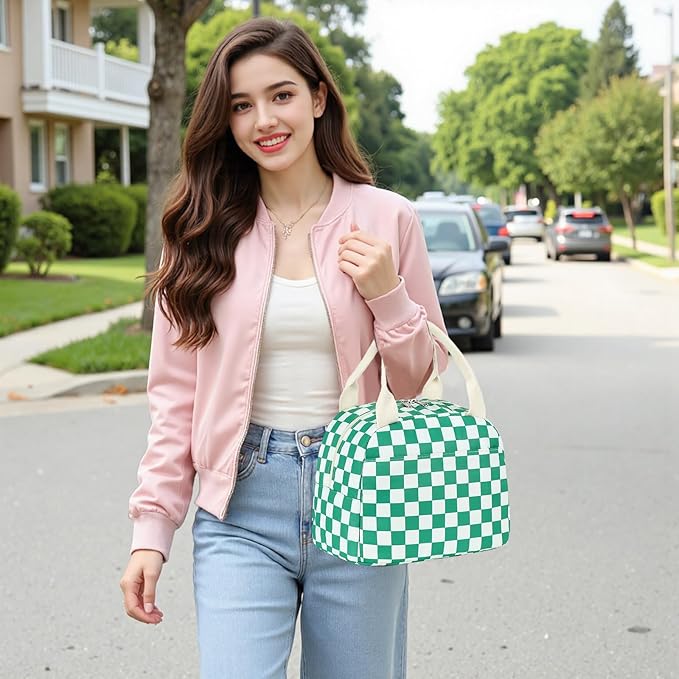 Bluboon Lunch Box for Women Cute Lunch Bag Reusable Insulated Lunch Bags Large Capacity Lunchbox Cooler for Work Picnic or Travel