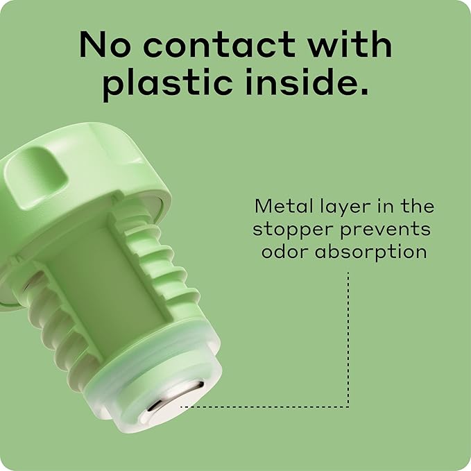 BOBBER 26 oz Thermal Bottle for Hot and Cold Drinks – Stainless Steel Insulated Water Bottle with Screw Top, Keeps Hot for 36 Hours – BPA-Free, Dishwasher Safe Thermo Flask (Green)