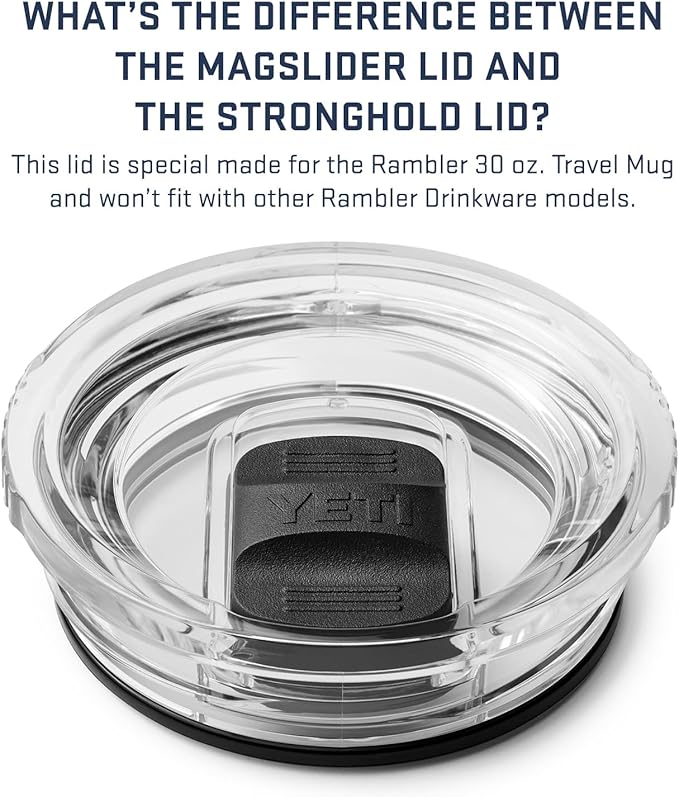 YETI Rambler 30 oz Travel Mug, Stainless Steel, Vacuum Insulated with Stronghold Lid