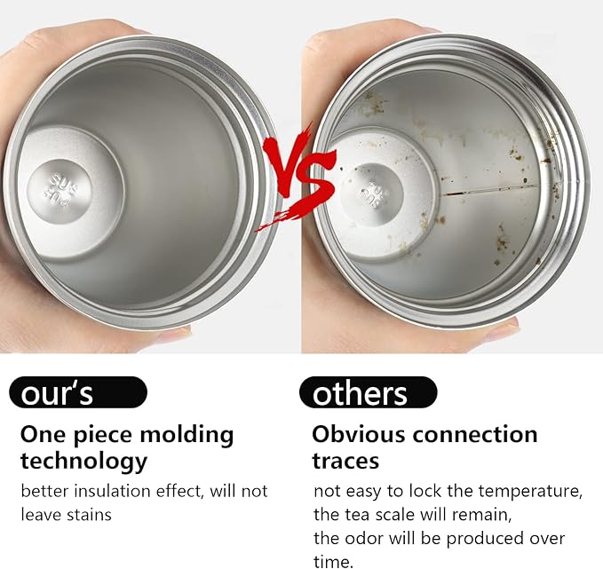 KETIEE Travel Mug, 12oz Insulated Coffee Cup with Leakproof Lid, Vacuum Stainless Steel Double-Wall Travel Coffee Mug Spill Proof, Reusable Tumbler for Men and Women for Hot & Cold Drinks