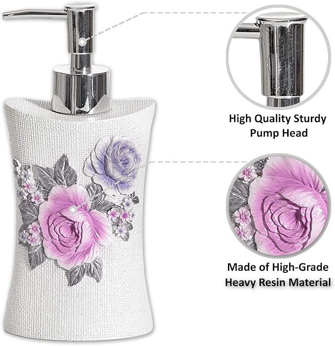 Popular Bath Lotion Pump, Michelle Collection, 7x2x4, Lilac