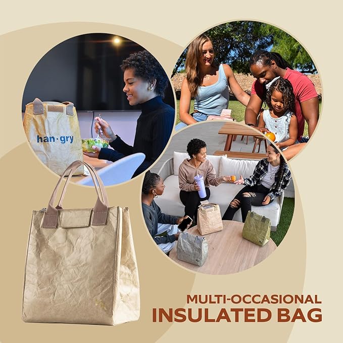 VonNova Women’s Insulated Lunch Bag with Premium 4mm Cooler Insulation, Cute Large 7L Lunch Tote for Office, Durable Small Lunch Box for Women, Stylish Lunchbox for Adults, Teens, Nurses, Teachers