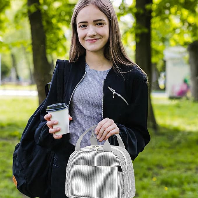 Bluboon Lunch Box for Women Cute Lunch Bag Reusable Insulated Lunch Bags Large Capacity Lunchbox Cooler for Work Picnic or Travel