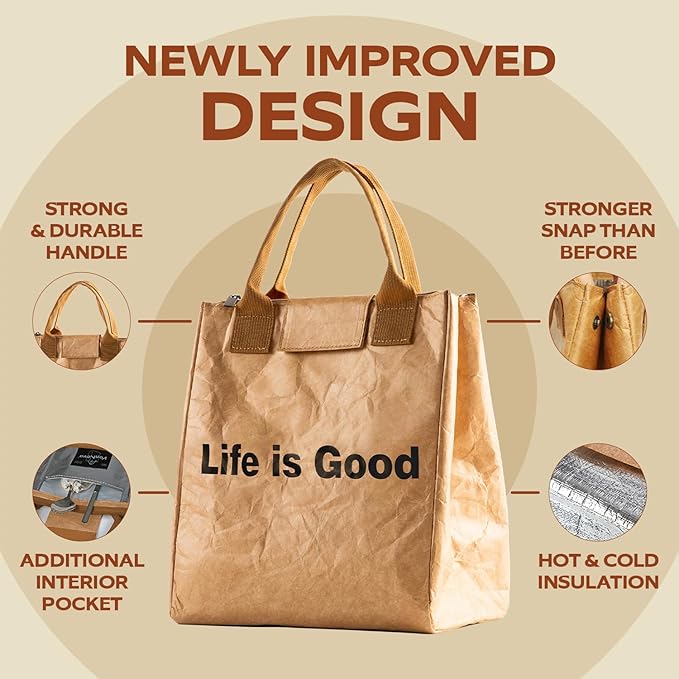 VonNova Women’s Insulated Lunch Bag with Premium 4mm Cooler Insulation, Cute Large 7L Lunch Tote for Office, Durable Small Lunch Box for Women, Stylish Lunchbox for Adults, Teens, Nurses, Teachers