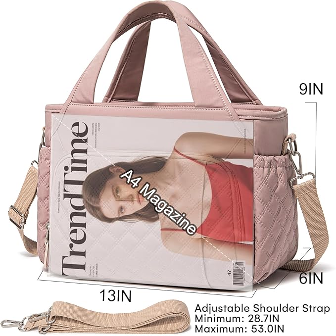 Artelaris Insulated Lunch Bag for Women,Leak-Proof Cooler Lunch Box, Cooling Tote for Adult,with 7 Pockets,Adjustable Strap(15 Liters)