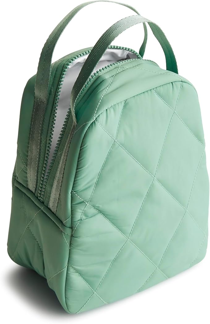 Vera Bradley Women's Lunch Bag - Featherweight, Beryl Green, One Size