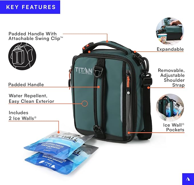 Titan High Performance Insulated Expandable Lunch Pack - Jungle Hunt