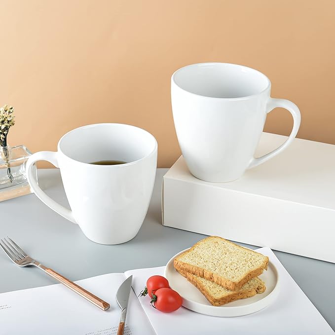 39oz Large Coffee Mug Ceramic Tea Cup for Office and Home Big Capacity with Handle set of 2