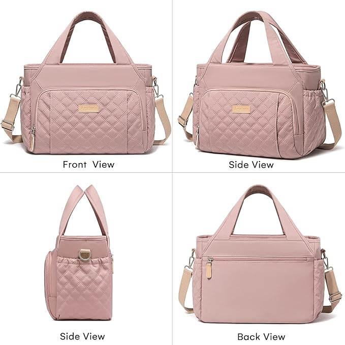 Artelaris Insulated Lunch Bag for Women,Leak-Proof Cooler Lunch Box, Cooling Tote for Adult,with 7 Pockets,Adjustable Strap(15 Liters)