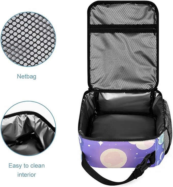 Unicorn Lunch Box 10 Inch Reusable Insulated Unicorn Lunch Bag