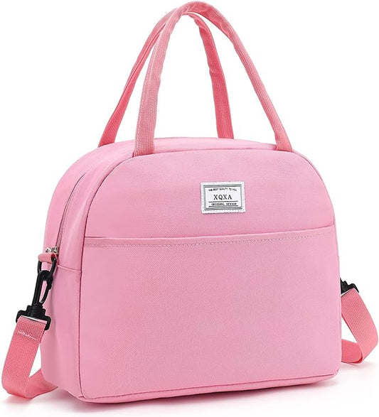 XQXA Lunch Bag Reusable Insulated Cooler Water Resistant Lunch Box Adult Tote Lunch Bag for Women/Men Work Picnic Beach or Travel