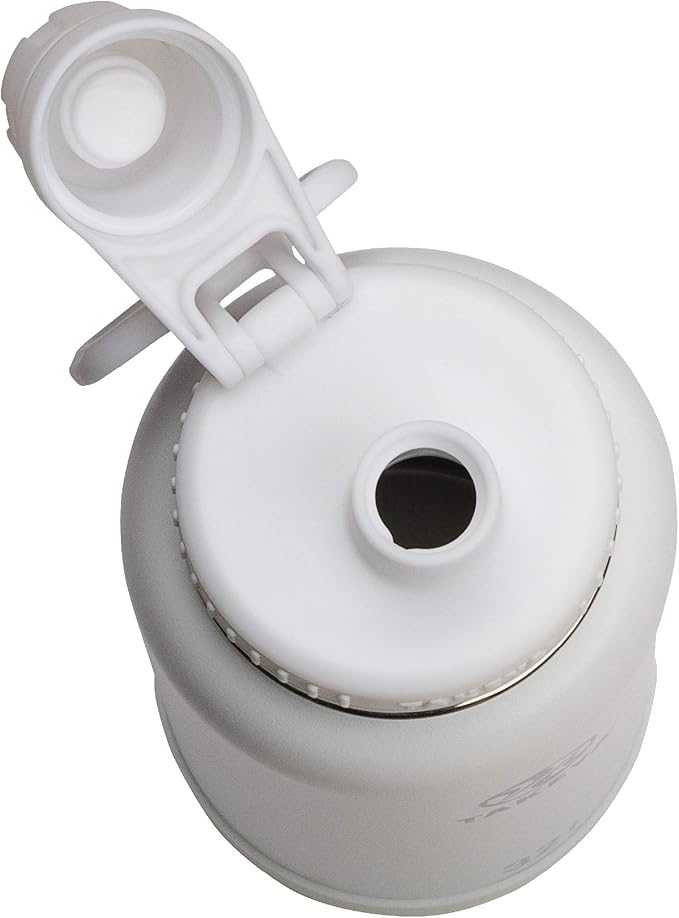 Takeya Actives Water Bottle with Spout Lid - Bottle with Double Stainless Steel Insulation - Dishwasher Safe & BPA-Free - Bottle with Spout Lid & Removable Bumper - 40 oz, Arctic