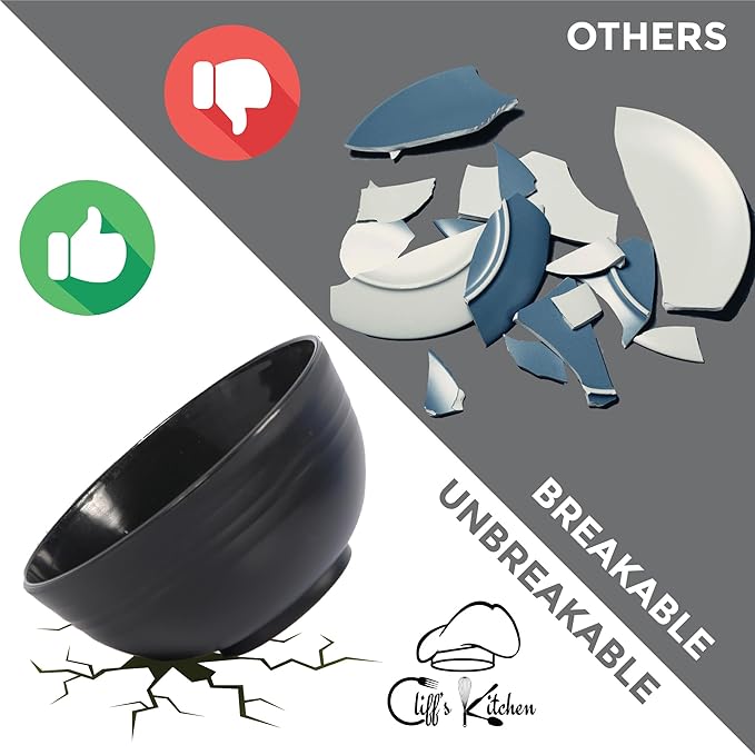 32 Pcs Wheat Straw Dinnerware Sets-Black Dinnerware Sets For 8- Unbreakable Outdoor Camping Dishes With Large Plates, Bowl And Cup Set-BPA Free,Lightweight,Microwave Safe Wheat Straw Plates And Bowls