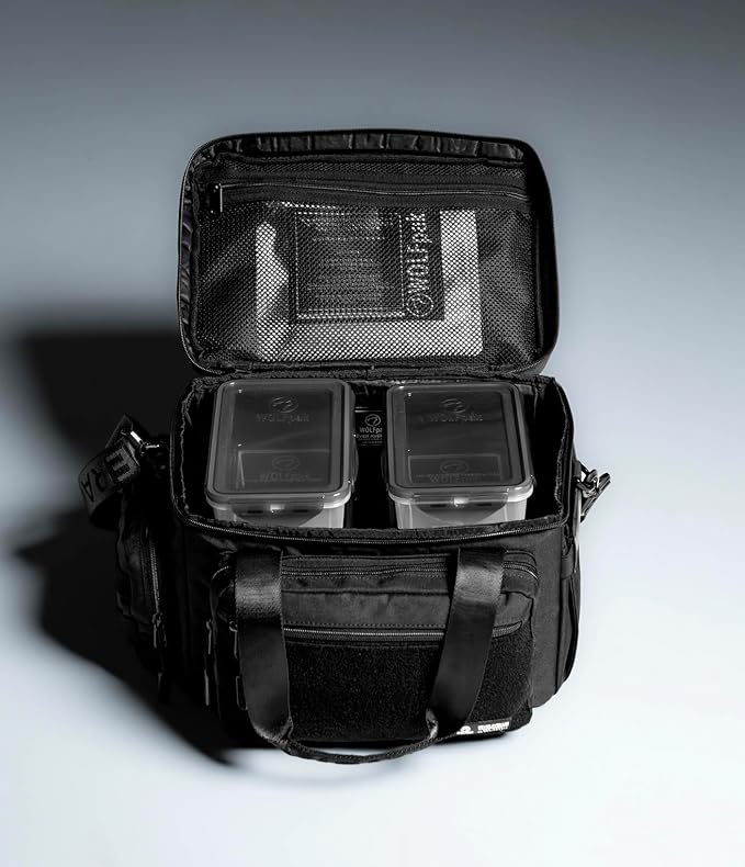 WOLFpak 9L Alpha Black Mini Tactical Lunch Box