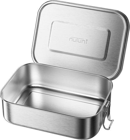 40oz Lunch Box, 1200ml Stainless Steel Lunch Containers, Metal Bento Box, Leakproof Food Storage Box for Travel, Work