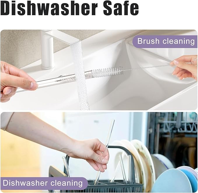 Straws for Stanley 30 oz Cup, Replacement Straw and Straw Topper for Stanley Cup 30oz, Spill Proof Straw Stopper, 6 Reusable Straws Leakproof Straw Cap Accessories for Stanley Cup, Clear