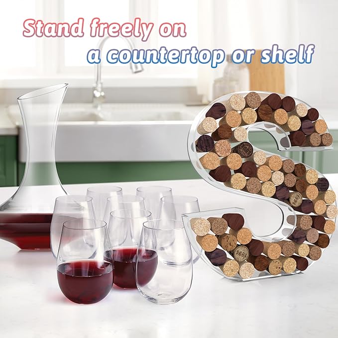 11" Acrylic Letter Charcuterie Box, Reusable Fillable Alphabet Number Shaped Form Tray for Birthday Anniversaries, Party Decorative Serving Plates Display Candy Cake (S)