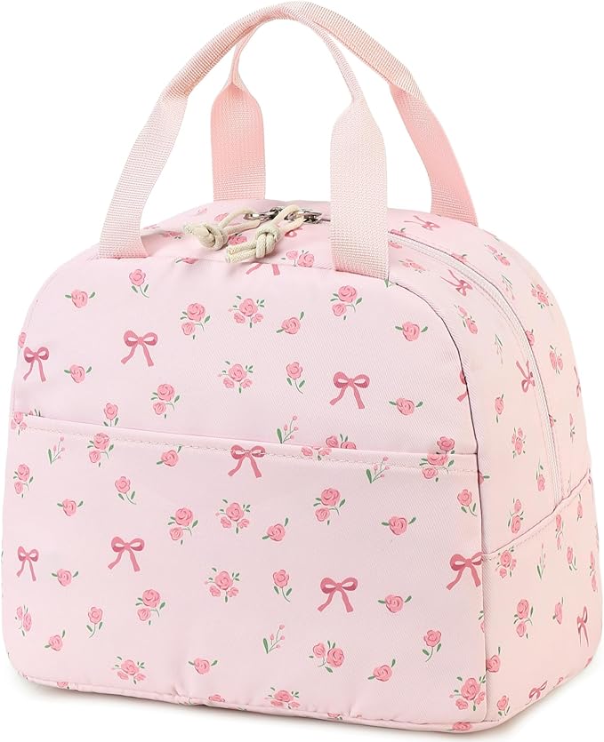 Bluboon Lunch Bag for Women Men Cute Lunch Tote Bags Reusable Insulated Lunch Box Large Capacity Reusable Insulated Cooler for Work Picnic or Travel