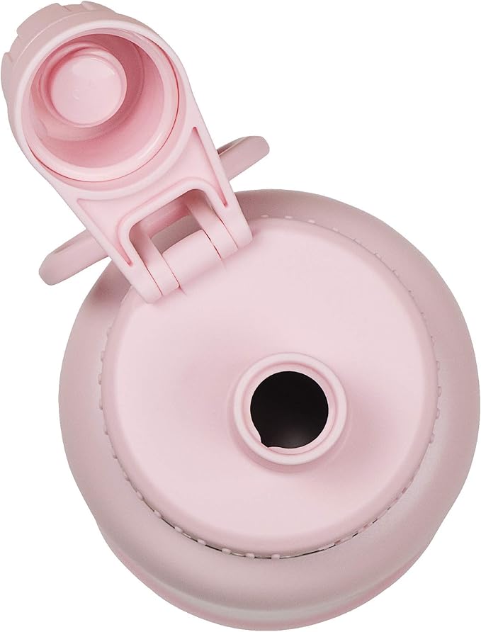 Takeya Actives Water Bottle with Spout Lid - Bottle with Double Stainless Steel Insulation - Dishwasher Safe & BPA-Free - Bottle with Spout Lid & Removable Bumper - 40 oz, Blush