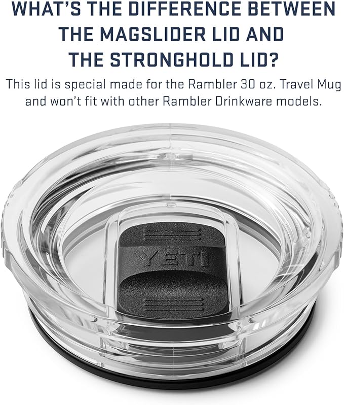 YETI Rambler 30 oz Travel Mug, Stainless Steel, Vacuum Insulated with Stronghold Lid