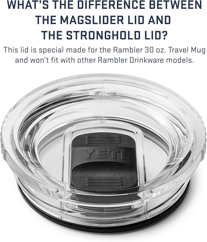 YETI Rambler 30 oz Travel Mug, Stainless Steel, Vacuum Insulated with Stronghold Lid