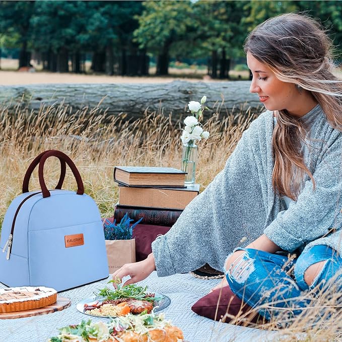 BALORAY Lunch Bag for Women Men Insulated Lunch Box for Adult Reusable Lunch Tote Bag for Work, Picnic or Travel