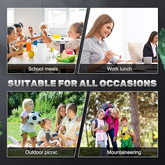 Umigy 1 Pcs Stainless Steel Bento Box 550ml Metal Lunch Box Food Storage Containers Metal Container, Lockable Clips to Leak Proof, Reusable Dishwasher Safe Lunch Snack Boxes for Work, School