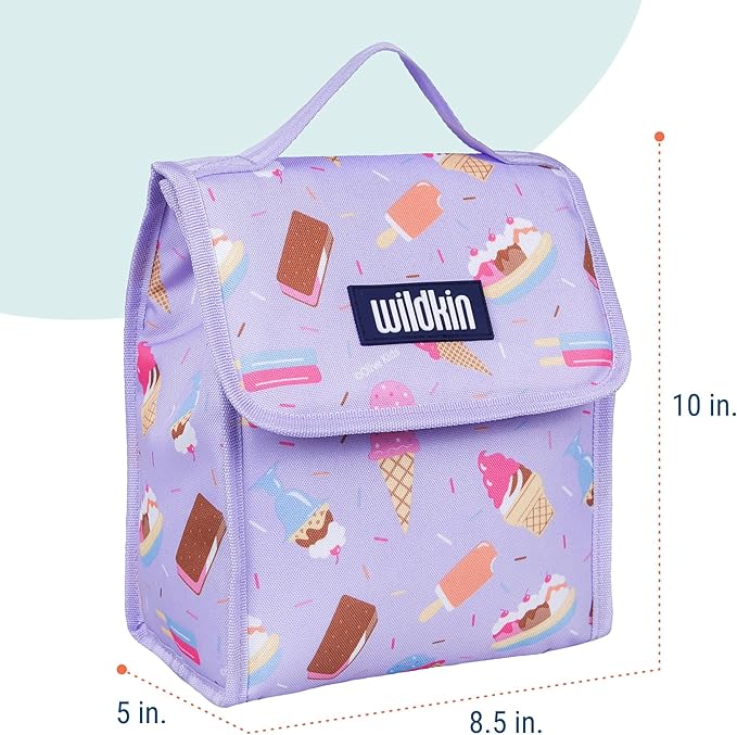 Wildkin Kids Insulated Lunch Bag – Reusable, Ideal for Hot/Cold Snacks, School & Travel - Sweet Dreams