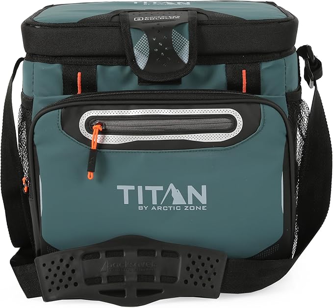 Titan by Arctic Zone Deep Freeze Cooler - Zipperless Hardbody Cooler - Deep Freeze Insulation, HardBody Liner, and SmartShelf