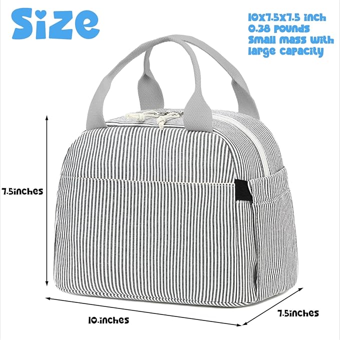 Bluboon Lunch Box for Women Cute Lunch Bag Reusable Insulated Lunch Bags Large Capacity Lunchbox Cooler for Work Picnic or Travel