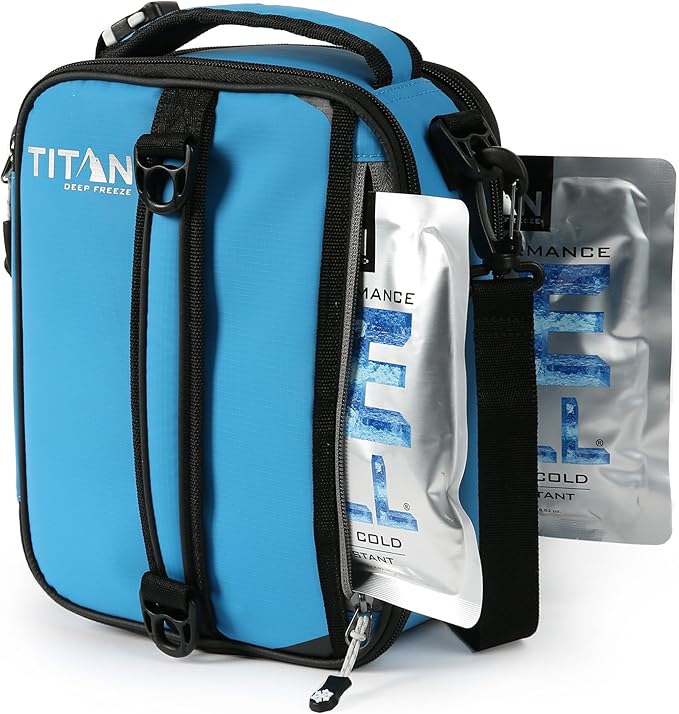 Titan High Performance Insulated Expandable Lunch Pack, Process Blue