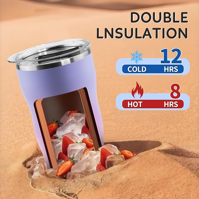 20Oz Insulated Tumbler With Straw And Lid,Stainless Steel Straws for Tumbler,Double Wall Vacuum Travel Mug,Spill Proof Tumble, Travel Cup for Iced Coffee, Pink Tumbler